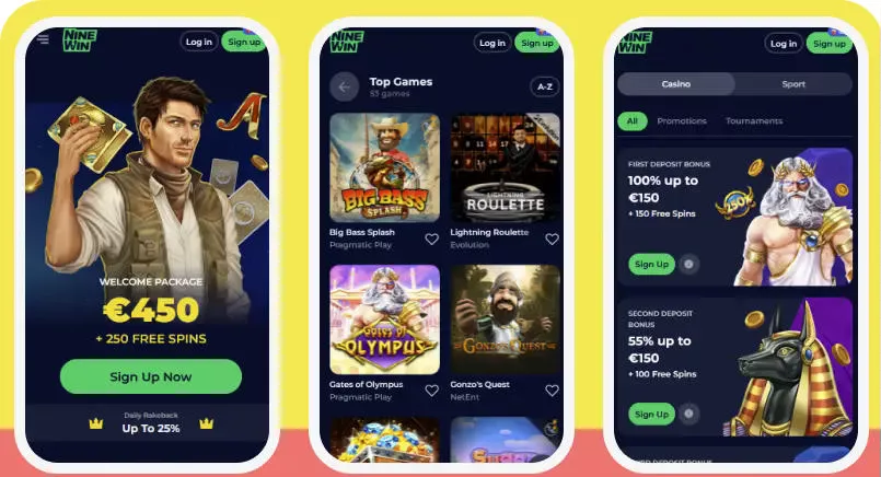 Install the NineWin Casino App on Your Phone